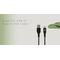 Καλώδιο φόρτισης και δεδομένων Tellur Green Data Cable USB σε USB Type-C – 1 μέτρο σε μαύρο χρώμα