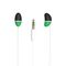 DesignNest earBeans |nano| Ελαφριά ακουστικά σε σχήμα φασολιού (Kelly Green)