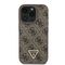 Guess “4G Triangle Strass Collection ” Hard Case Θήκη προστασίας από δερματίνη– iPhone 16 Pro Max (Καφέ – GUHCP16XP4TDPW)