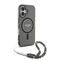 Guess Magsafe “Glitter with Pearl Strap” Hard Case Θήκη προστασίας από σκληρό πλαστικό – iPhone 16 (Μαύρο – GUHMP16SHGCRELSK)
