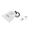 Tellur Magiq In-Ear Headphones Ακουστικά  Με Υφασμάτινη Θήκη σε Ροζ Χρώμα (TLL162212)