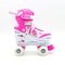 Αθλοπαιδιά Αυξομειούμενα Inline/Roller Skates/Παγοπέδιλα, 3 σε 1, για Κορίτσια Χρώμα (Φούξια), Μέγεθος (26-29)