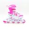 Αθλοπαιδιά Αυξομειούμενα Inline/Roller Skates/Παγοπέδιλα, 3 σε 1, για Κορίτσια Χρώμα (Φούξια), Μέγεθος (26-29)