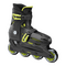 Roces Orlando 4.0 Inline Skates με Προστατευτικά και Κράνος, Μαύρο Λάιμ Χρώμα (Μαύρο), Μέγεθος (30-35)