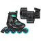 PLAYLIFE Joker Blue Sky Combo Αυξομειούμενα Πατίνια Χρώμα (Μαύρο-Μπλε), Μέγεθος (34-37)