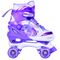 ΑΘΛΟΠΑΙΔΙΑ αυξομειούμενα roller skates - Λιλά Χρώμα (Λιλά), Μέγεθος (39-42)