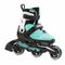 ROLLERBLADE Microblade 3WD Αυξομειούμενα Πατίνια - Aqua/White Χρώμα (Γαλάζιο-Λευκό), Μέγεθος (33-36.5)