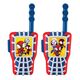 eKids Spiderman Walkie Talkies για παιδιά & ενήλικες με ενσωματωμένο μεγάφωνο και εμβέλεια 150 μέτρων (SA-207) (Μπλε/Κόκκινο)