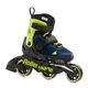 ROLLERBLADE Microblade 3WD 2021 Αυξομειούμενα Πατίνια - Blue Royal/Lime Χρώμα (Μαύρο-Μπλε-Κίτρινο), Μέγεθος (28-32)